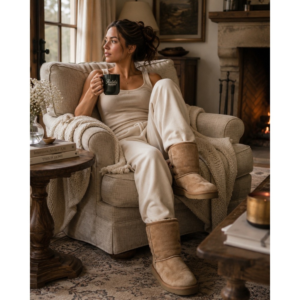 UGG Australia Boots, Chestnut Brown Size 8 Womens
